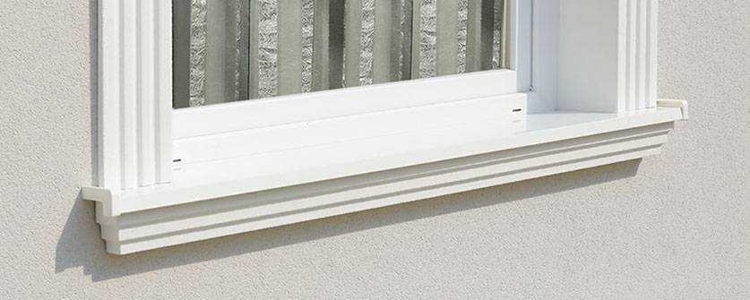 Komplett alumínium ablakpárkány