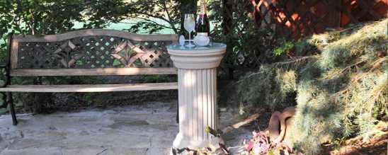 Kültéri dekoráció: kérgesített dekor oszlop